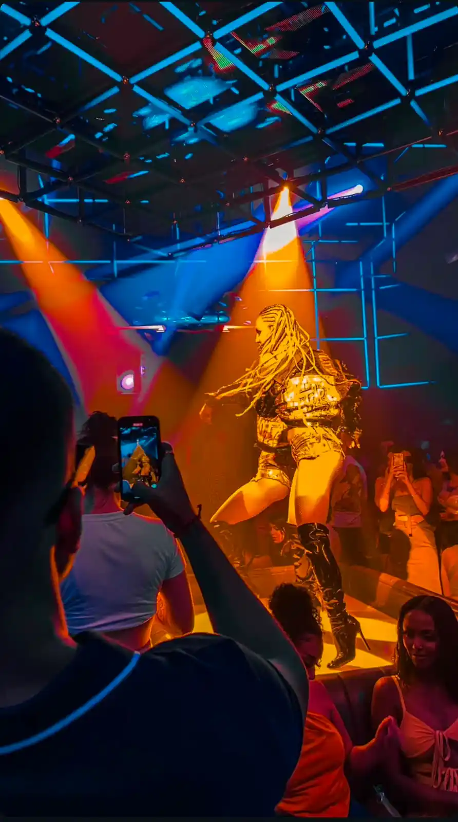 Luxury nightlife interior